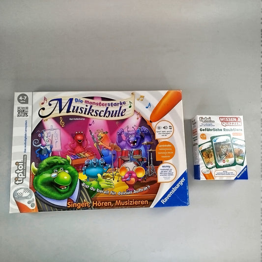 Ravensburger Tiptoi Bundle: „Musikschule“ & „Wissen & Quizzen“