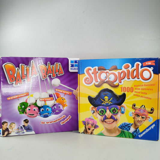 Verschiedene Marken Spieleset: Stoopido & Balla Balla