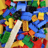 Lego Duplo Konvolut - 7,5 kg gemischte Steine und rote Bauplatte