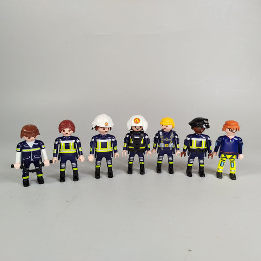 Playmobil  Figuren-Set Feuerwehr - 7 Stück  Figuren-Set Feuerwehr - 7 Stück