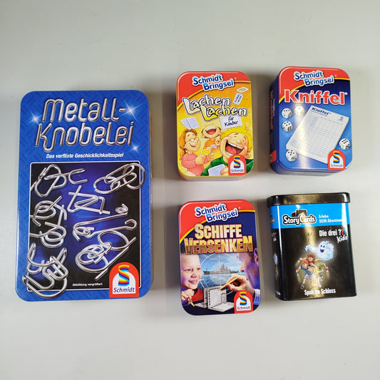 Schmidt Spiele Mini-Spieleset – Knobelspaß & Klassiker