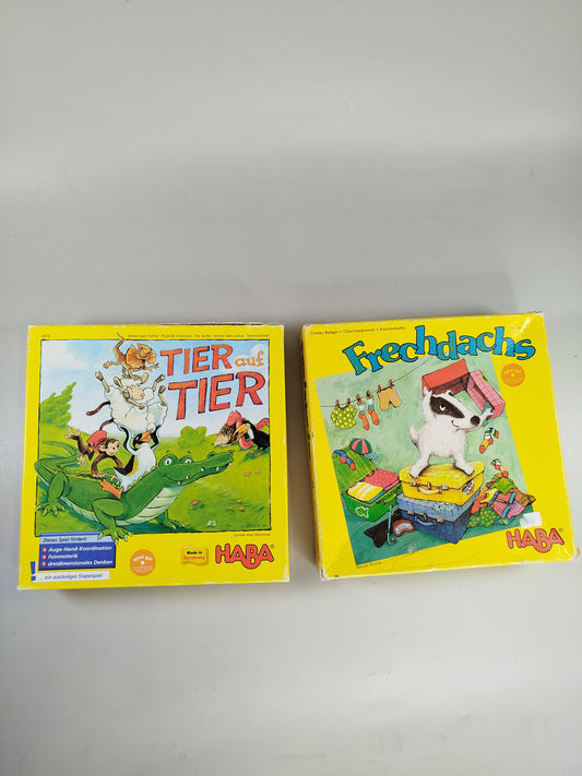 HABA HABA Spielebundle - Tier auf Tier & Frechdachs