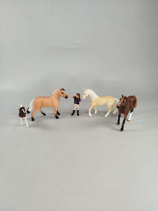 Schleich Pferde-Figuren Set – 5 Stück