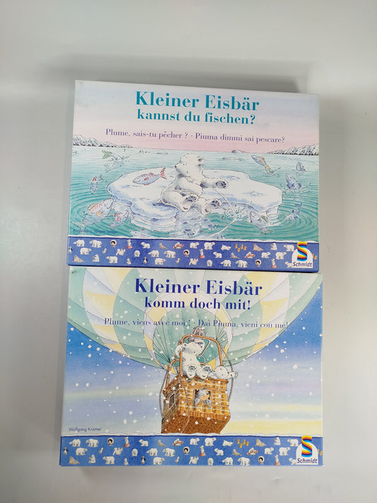 Schmidt Spiele Brettspiel-Set – "Kleiner Eisbär" 