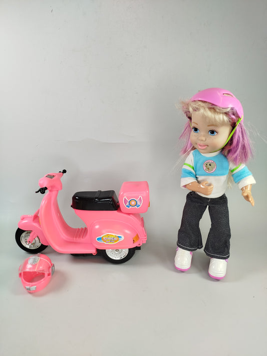  Puppen & Roller Set – Barbie & Shelly Sammlung