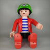 Playmobil XXL Piratenfigur mit roter Jacke - 62 cm groß