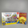 Ravensburger, Kosmos Neu Puzzle Katzen und Blumen und Catan – Das Würfelspiel