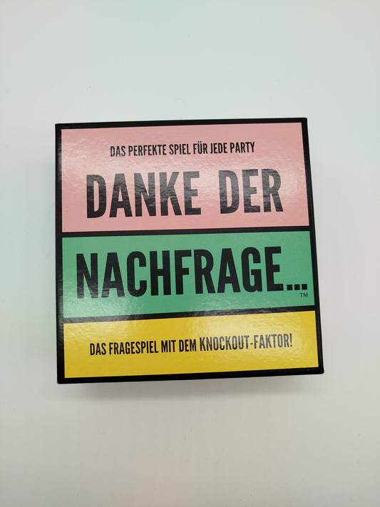 Kulskuossi Danke der Nachfrage – Das Party-Fragespiel