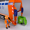 Playmobil Müllabfuhr, Müllwagen, City Recycling, Mülleimer LKW